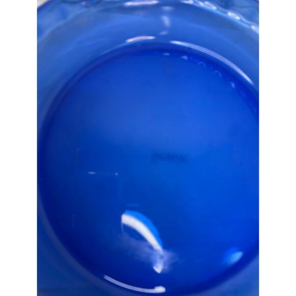 Vintage Pyrex Original Cobalt Blue Fluted Pie Baking Plate 229 9.5” Glass Dish - Picture 2 of 9